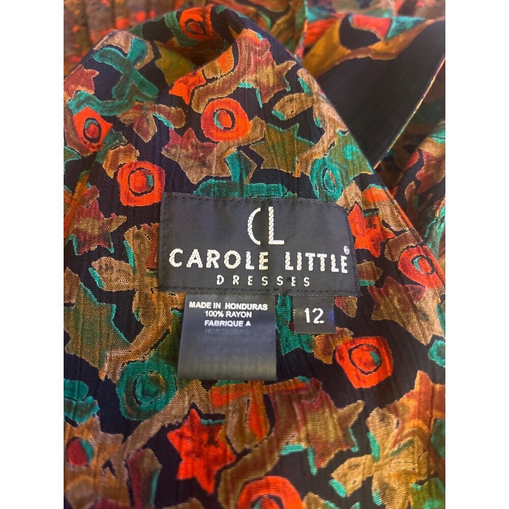 Carole LIttle Tribal Aztec Vintage Maxi Dress Ladies Size Large Sleeveless - Picture 7 of 9